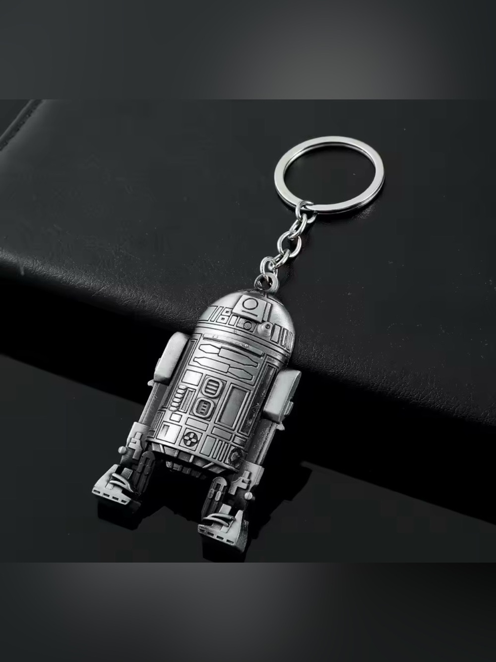Star Wars R2-D2 Silver Keychain Charm - Picture 2 of 3